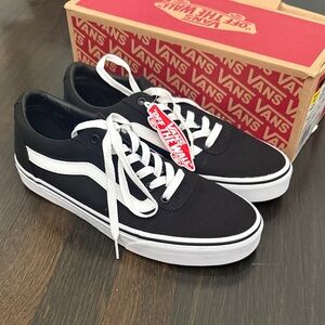 Vans Black and White Sneakers